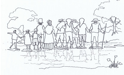 fording the river